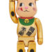 1月発売予定 不二家のBE@RBRICK 最新作！『BE@RBRICK 招き猫 ペコちゃん 金メッキ 1000％』